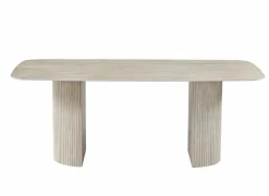 Tafel 200x100cm - keramiek - beige travertin look