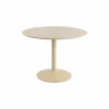 Tafel Ø110xH74CM - MDF/metaal - beige