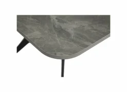 Tafel Zins 160x90cm - metaal - glossy Italian grey