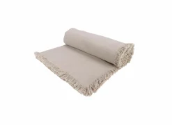 Cosy & Trendy Tafelkleed Franjes 140x250cm- katoen - grijs