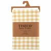 Tiseco Tafelkleed Gingham 150x300cm - katoen - geel