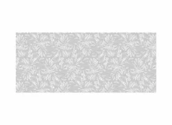 Tafelkleed Live The Leaf Ø160cm - vinyl - grijs