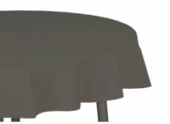 Tafelkleed Teflon Ø180cm - stof - donkergrijs