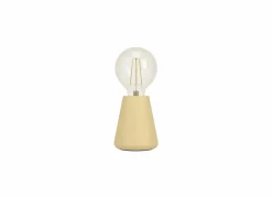 Tafellamp ASBY E27 H10cm hout beige