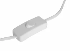 Tafellamp Gaby H31,5cm E14 - stoneware - wit