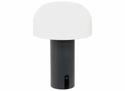 Tafellamp Jany Outdoor Ø15xH22cm - kunststof - zwart met USB