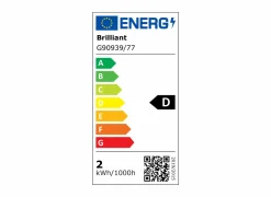 Brilliant Tafellamp Kaami H37cm oranje