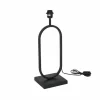 Tafellamp Rico E27 H53cm - metaal - zwart