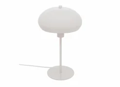 Tafellamp Savio E14 H38cm - glas/staal - beige