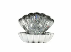 Tafellamp Shell kunststof - zilver