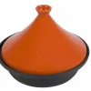 Cosy & Trendy Tajine Ø30cm zwart/oranje