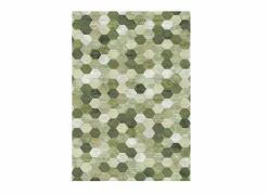 Tapijt Aspero 133x195cm - polyestervezel - groen & multicolor