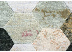 Tapijt Aspero 133x195cm - polyestervezel - groen & multicolor