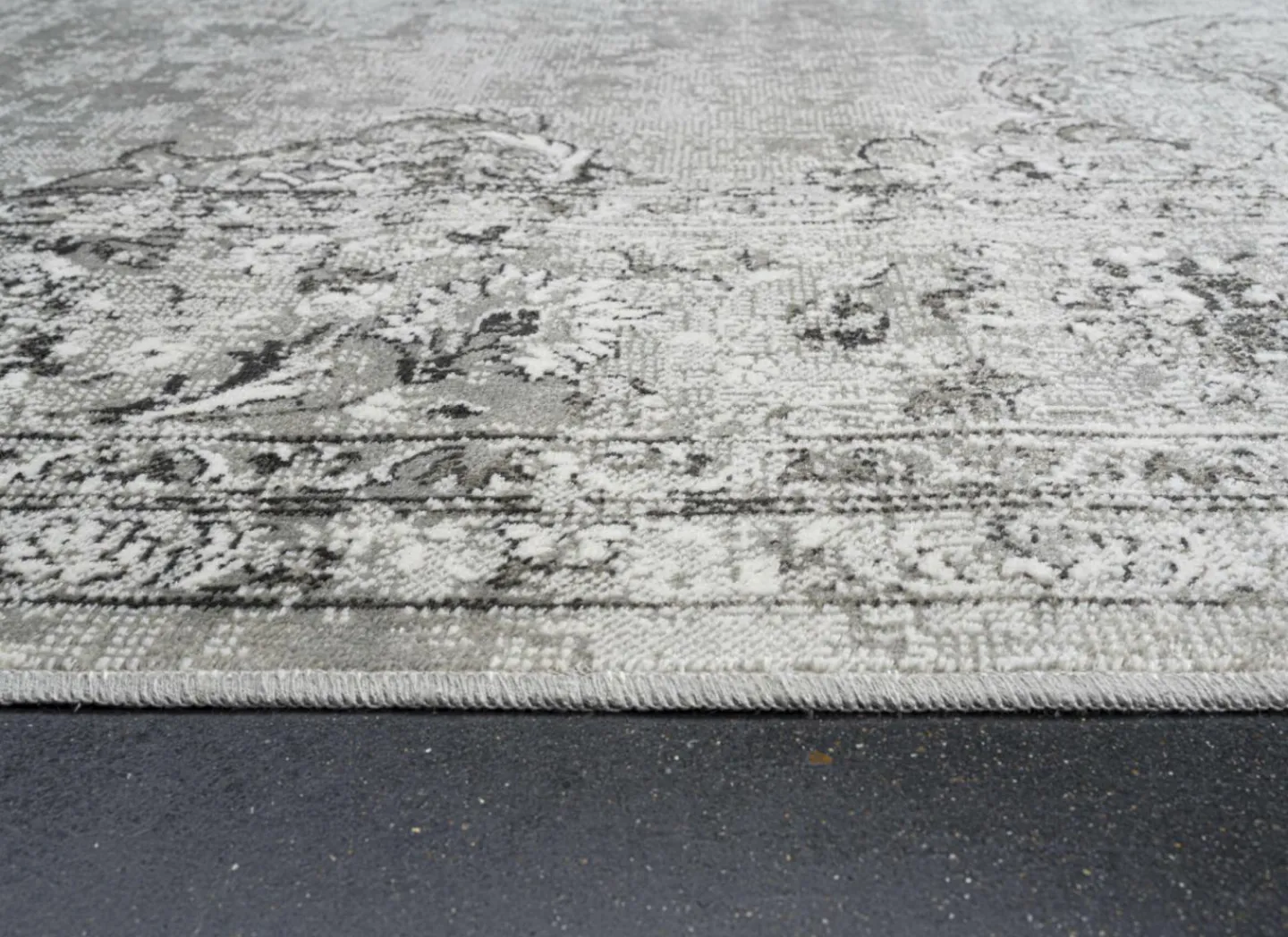 Ragolle Tapijt Ritz 67x210cm - polyestervezel - grijs