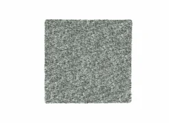 Tapijt Twister 200x200cm - polypropyleen - zilver