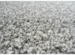 Tapijt Twister 200x250cm - polypropyleen - wit & zilver