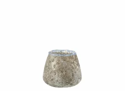 J line Theelichthouder Glas H9cm