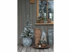 J line Theelichthouder Glas H9cm