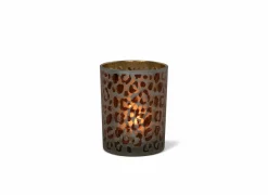Theelichthouder Leopard H12cm