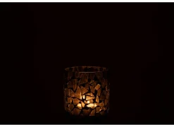 J line Theelichthouder Mozaïek  H9,5cm