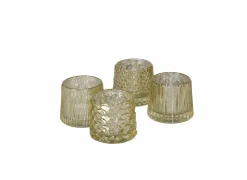 Theelichthouder Sabena H7cm goud