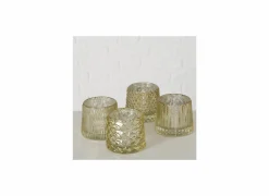 Theelichthouder Sabena H7cm goud