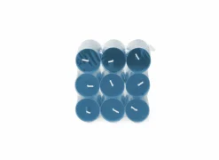 Spaas Theelichtjes Clearlight Soft Sunrise 4,5u blauw, 18 stuks