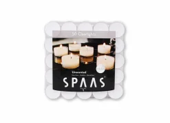 Spaas Theelichtjes Clearlights 4,5u wit, set van 50