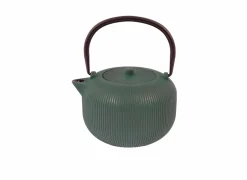 Theepot 1L - gietijzer - forest green