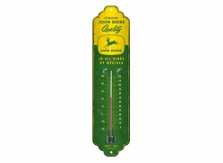 Thermometer John Deere In All Kinds Of Weather H28cm - metaal - meerkleurig