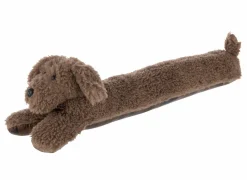 J line Tochtrol Hond  80x15x23cm - polyester - bruin