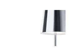 Brilliant Tuinlamp Xaana  Ø11x37cm - metaal - satin nickel