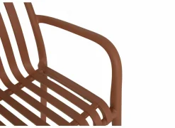 Tuinstoel Cute 46x58x81cm - kunststof - terra