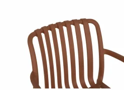 Tuinstoel Cute 46x58x81cm - kunststof - terra