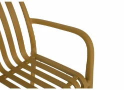 Tuinstoel Cute 46x58x81cm - kunststof - oker