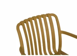 Tuinstoel Cute 46x58x81cm - kunststof - oker