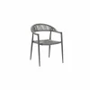 Tuinstoel Guava 60x56x79cm - aluminium - antraciet