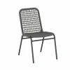 Tuinstoel Hopi 55x61x81cm - artificial rattan - antraciet