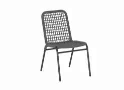 Tuinstoel Hopi 55x61x81cm - artificial rattan - antraciet