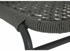 Tuinstoel Hopi 55x61x81cm - artificial rattan - antraciet