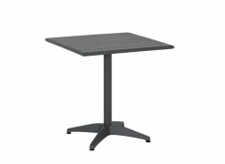 Tuintafel Lush 70x70x72cm - aluminium - antraciet