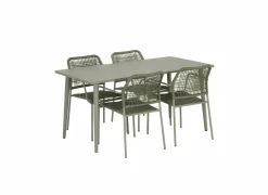 Tuintafel Phi 150x80x72cm staal groen