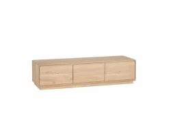 Tv-meubel Caviar 165cm - eik massief & decor - naturel