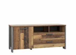 Tv-meubel Clif 142cm - decor - old wood & beton