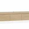 Tv-meubel 181cm - lamulux - blond oak