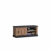 Tv-meubel Etienne 132cm - decor - industriële eik & zwart