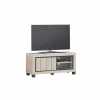 Tv-meubel Eureka 120cm - decor - natural oak & black