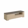 Tv-meubel Fumay 138cm - decor - eik & beton