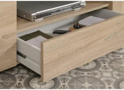 Tv-meubel Fumay 138cm - decor - eik & beton