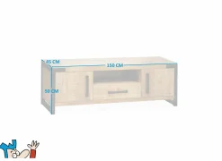 Tv-meubel Galaxy 150cm - lamulux - mango